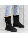 Czarne Winter Boots Furre