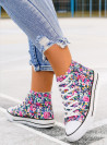 Fuksjowe Flower Trampki Buty Sportowe Alkmene