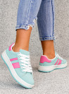 Zielone Sneakersy Buty Sportowe Nela