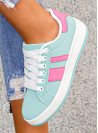 Zielone Sneakersy Buty Sportowe Nela