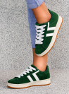 Zielone Sneakersy Buty Sportowe Zoya