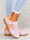 Fioletowe Sneakersy Buty Sportowe Alana