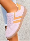 Fioletowe Sneakersy Buty Sportowe Alana