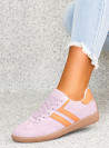 Fioletowe Sneakersy Buty Sportowe Alana